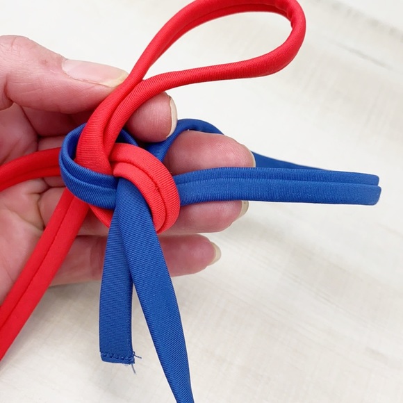 SOLID & STRIPED Matilde Swimsuit In Red/slate NWT - Picture 9 of 12